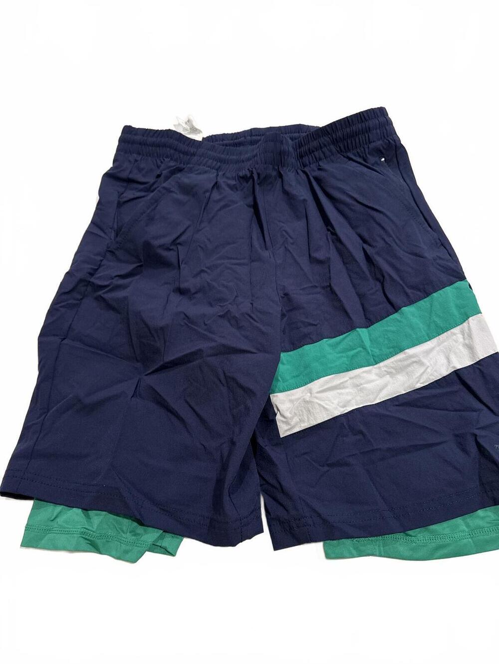 Wilson Athletic Track Shorts Navy Blue - Boys XL